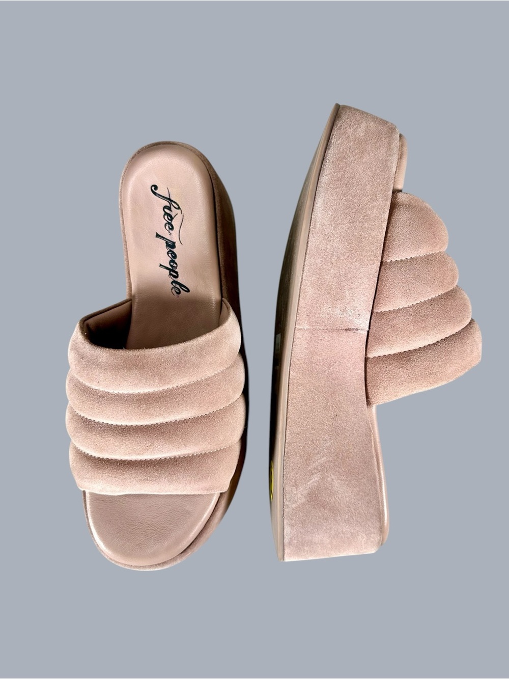 NWT Free People women’s Almost Paradise Platform Slide Sandals US9 - Picture 8 of 13